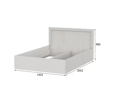 Гамма 20 Кровать двойная 1,4x2,0
