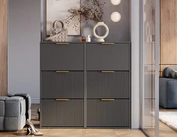Пандора Обувница ТБ-25 графит/базальт MF32