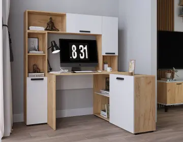 Компьютерный стол Квартет-13 Белый