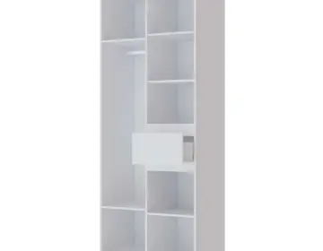 Шкаф 2х створчатый Плейона  Белый