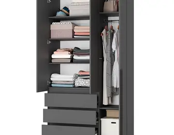 Таргет Шкаф 3-х створчатый ШК-07 графит