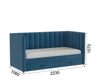 Кровать Нега с бортами атлантида