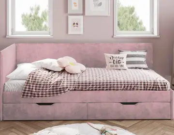 Кровать Лео КР-49 шарли пинк