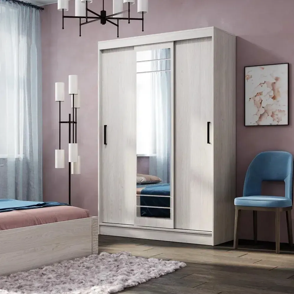 Шкаф-купе Тео ШКК-02 ясень белый