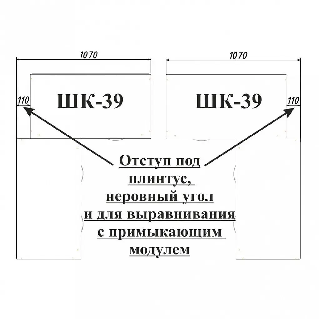  Монако Шкаф угловой ШК-39