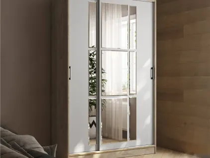 Шкаф-купе Стиль-2 1600 дуб крафт серый/камень сер