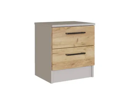  Вегас Тумба прикроватная кашемир/дуб крафт золот