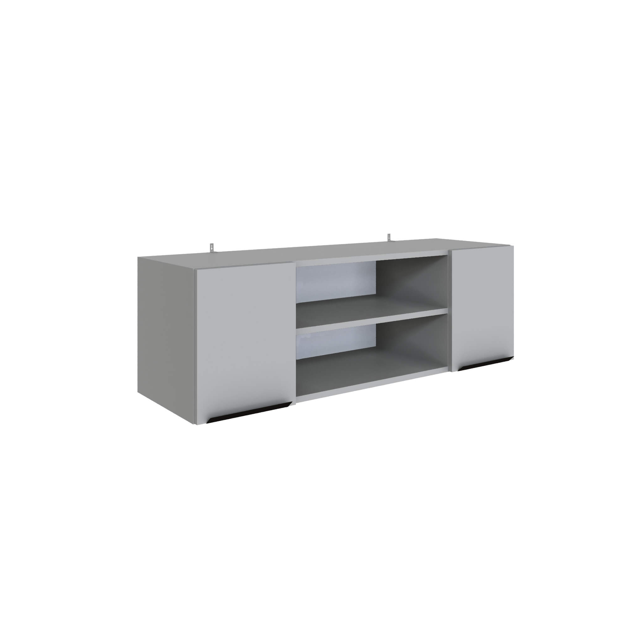 Мадрид Полка навесная ПН-3 (1,5) камень серый
