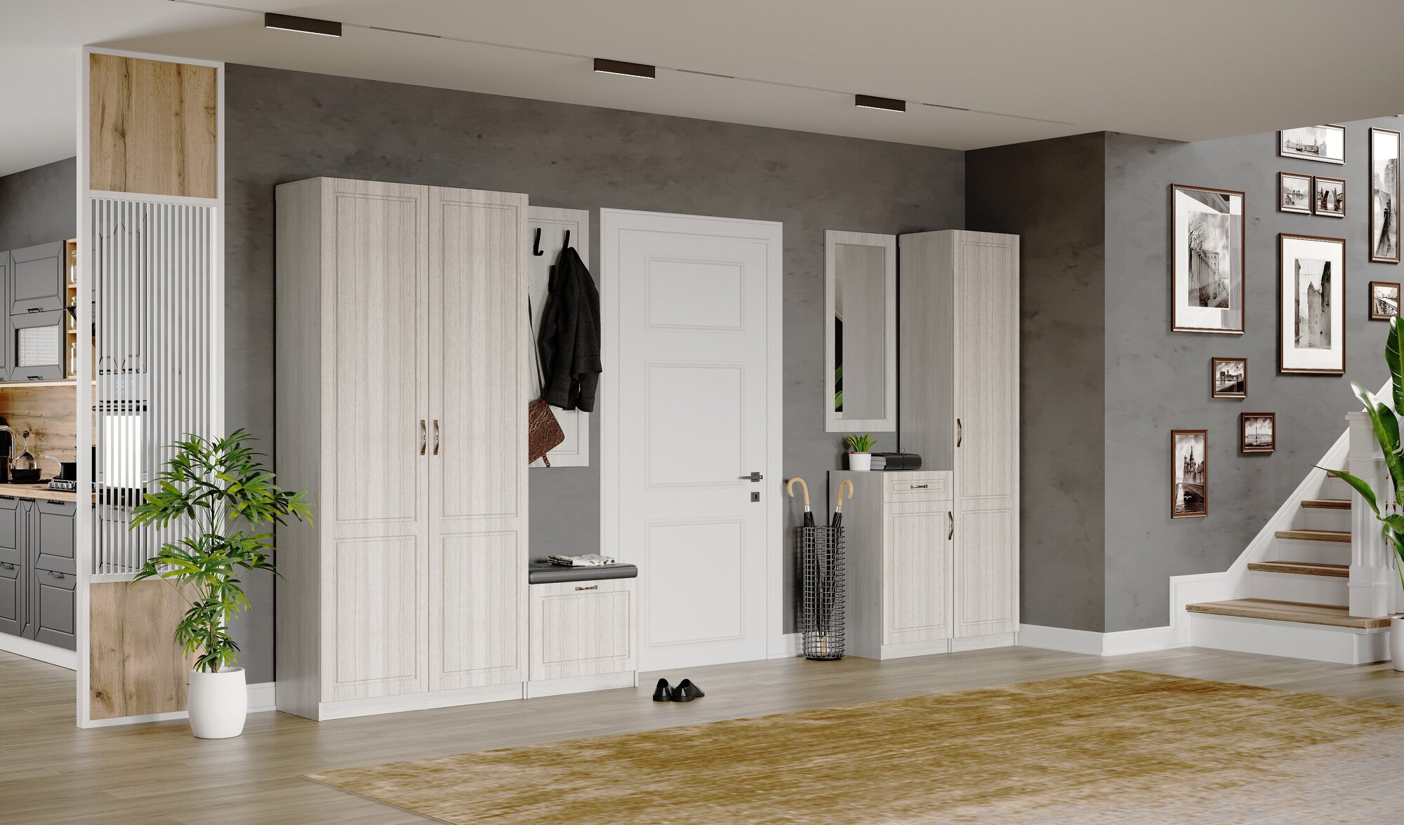 Прихожая Апполия ясень