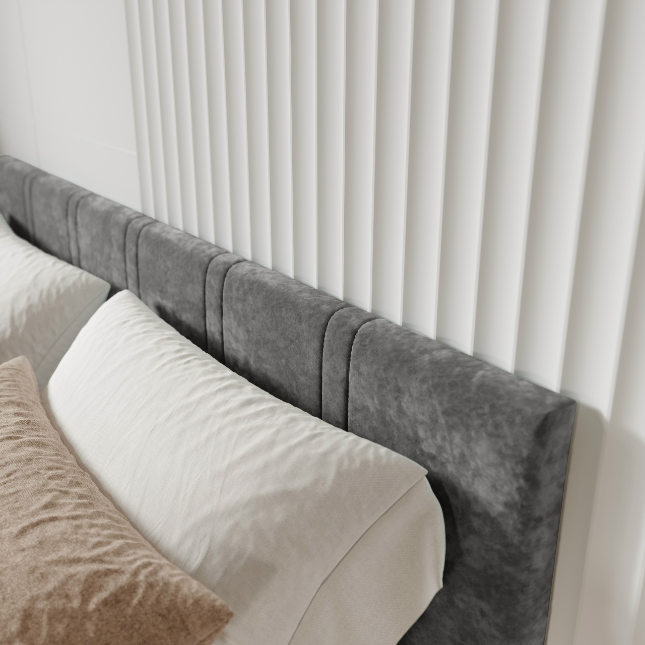 Кровать 1,4 м Ника КР-13 грифельный