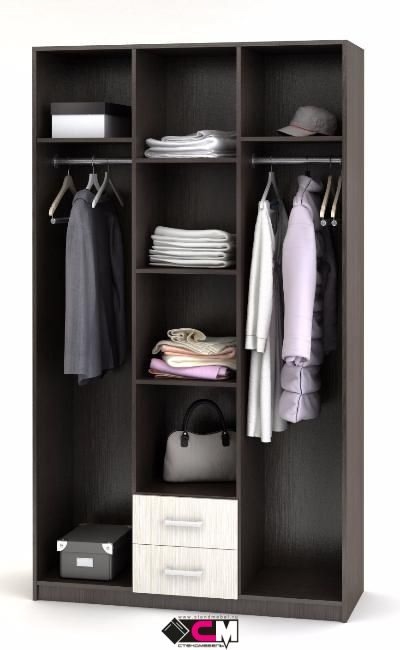 Шкаф Трио венге/белфорт