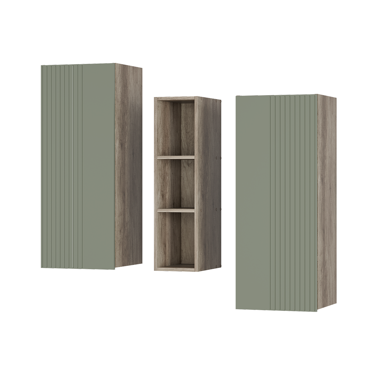 Олива Шкаф навесной ШКН-01 эвкалипт софт