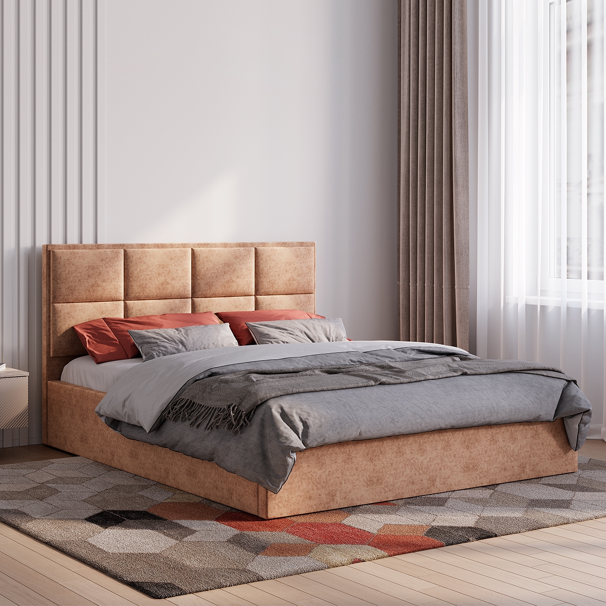 Кровать Линда КР-16 1,6 м антик