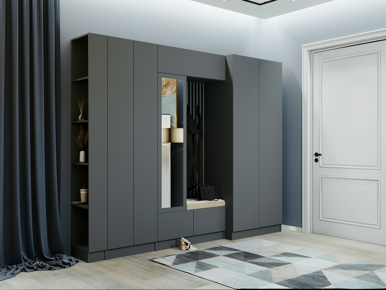 Прихожая Руэлла Графит