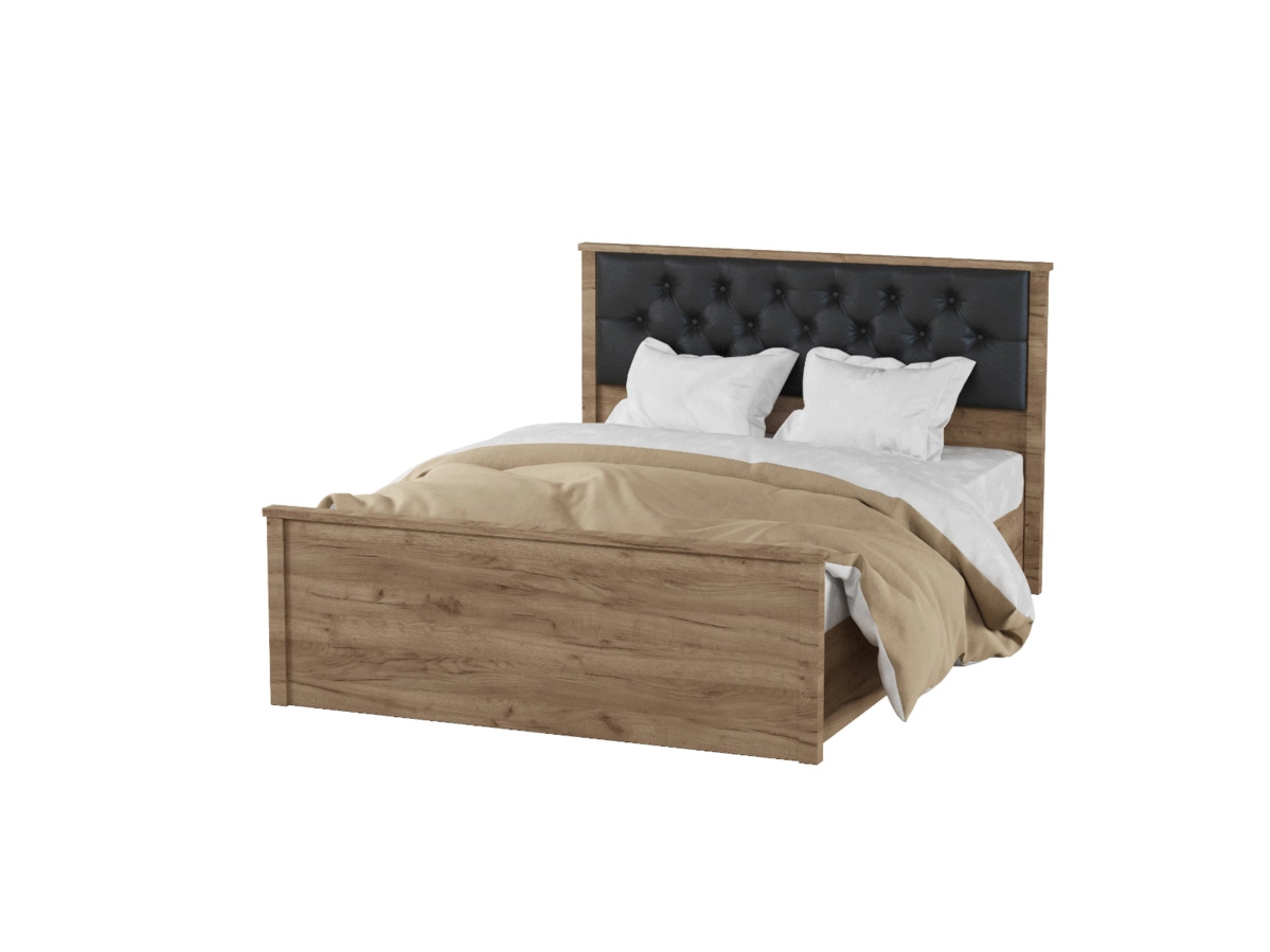 Модена кровать МКР-2 (1,4м) Дуб крафт табачный/Ду