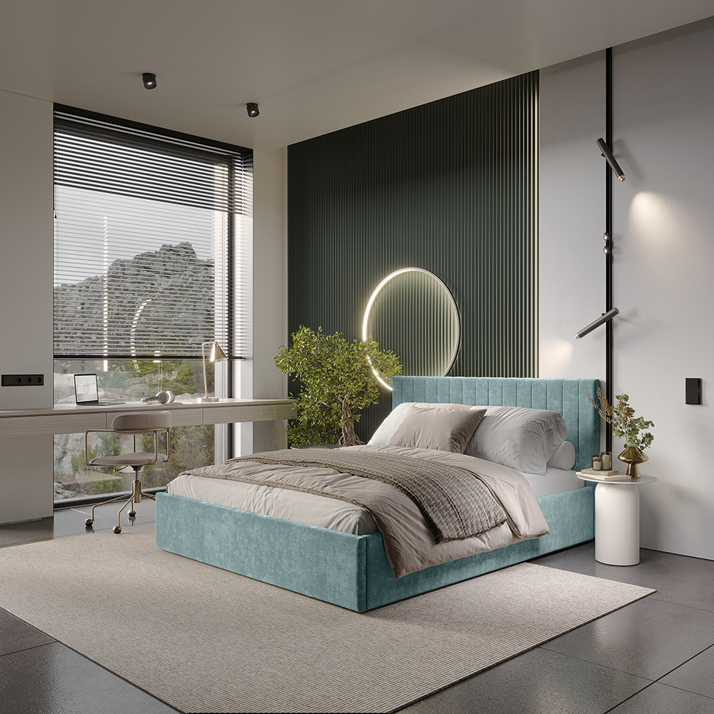 Кровать Хлоя 1,6 м шарли бриз