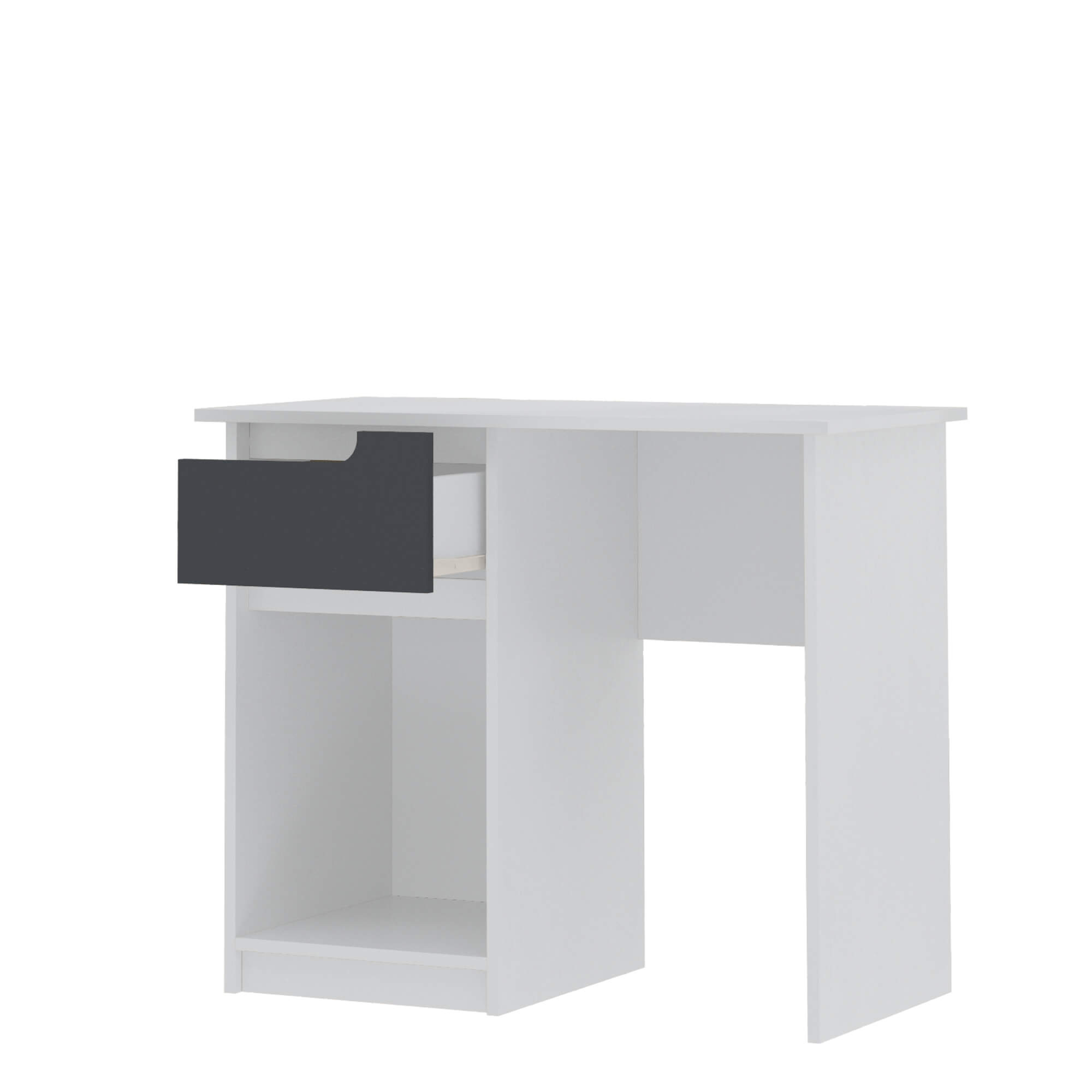 Гавана стол косметический белый/графит серый