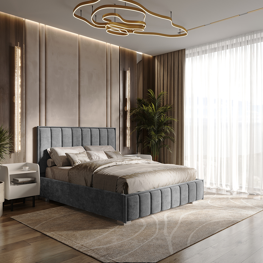 Кровать 1,6 м Мирабель КР-16 хром