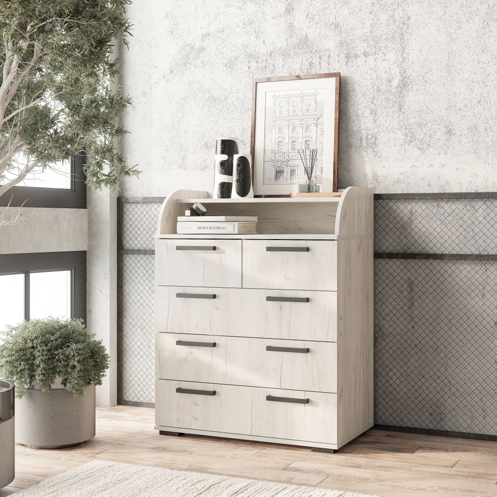 Комод Стандарт-1 NEW дуб крафт белый