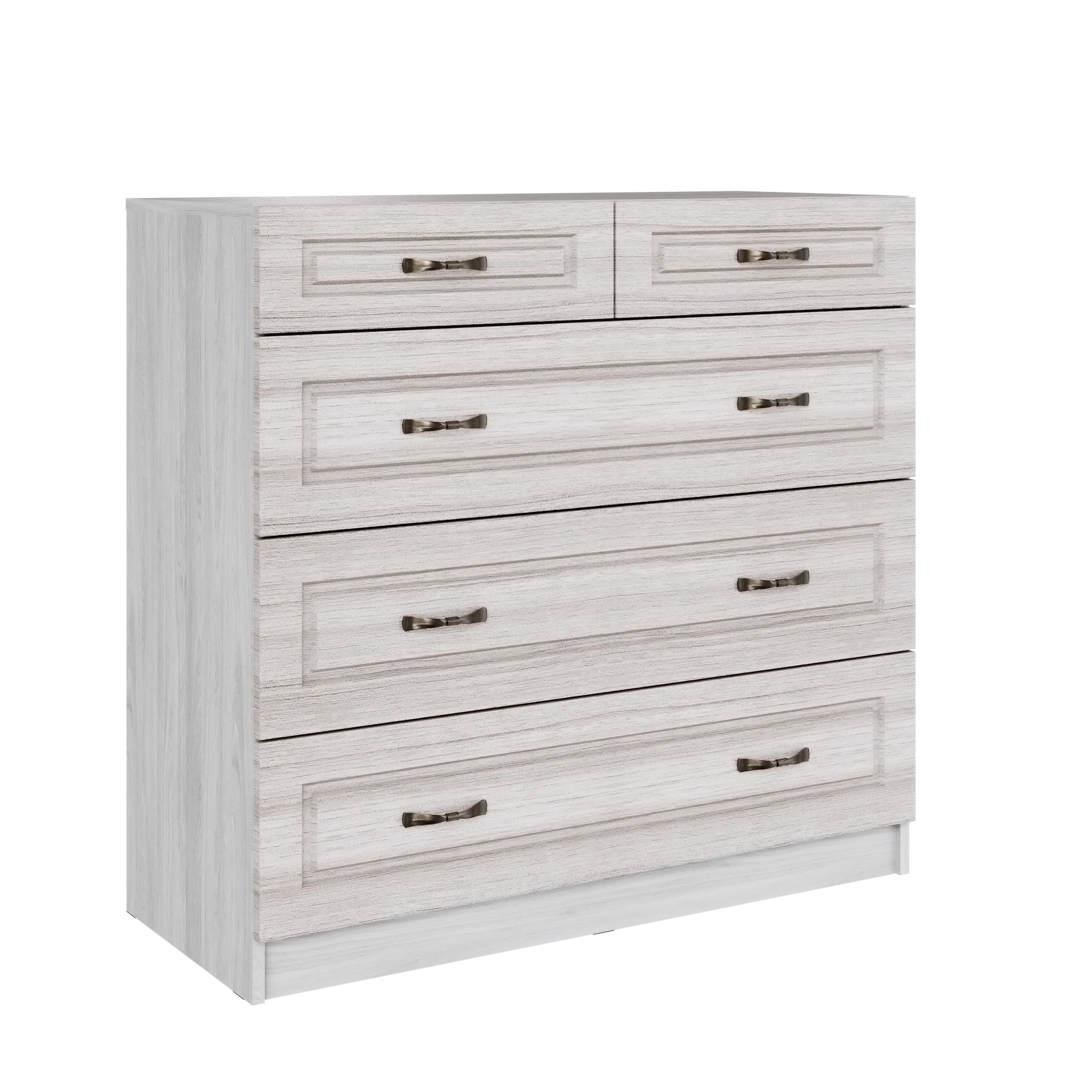 Комод Апполия 5 ящиков ясень анкор светлый/сандал