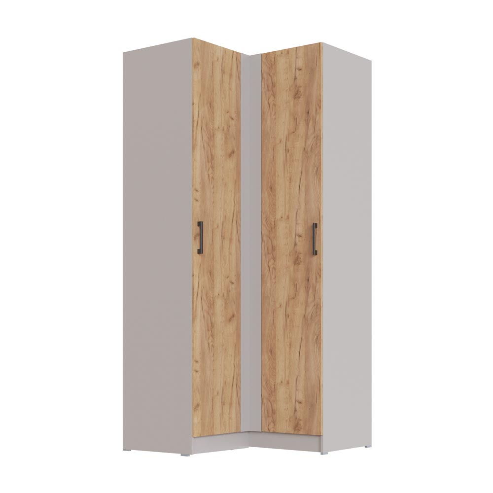 Вегас Шкаф угловой кашемир/дуб крафт золотой