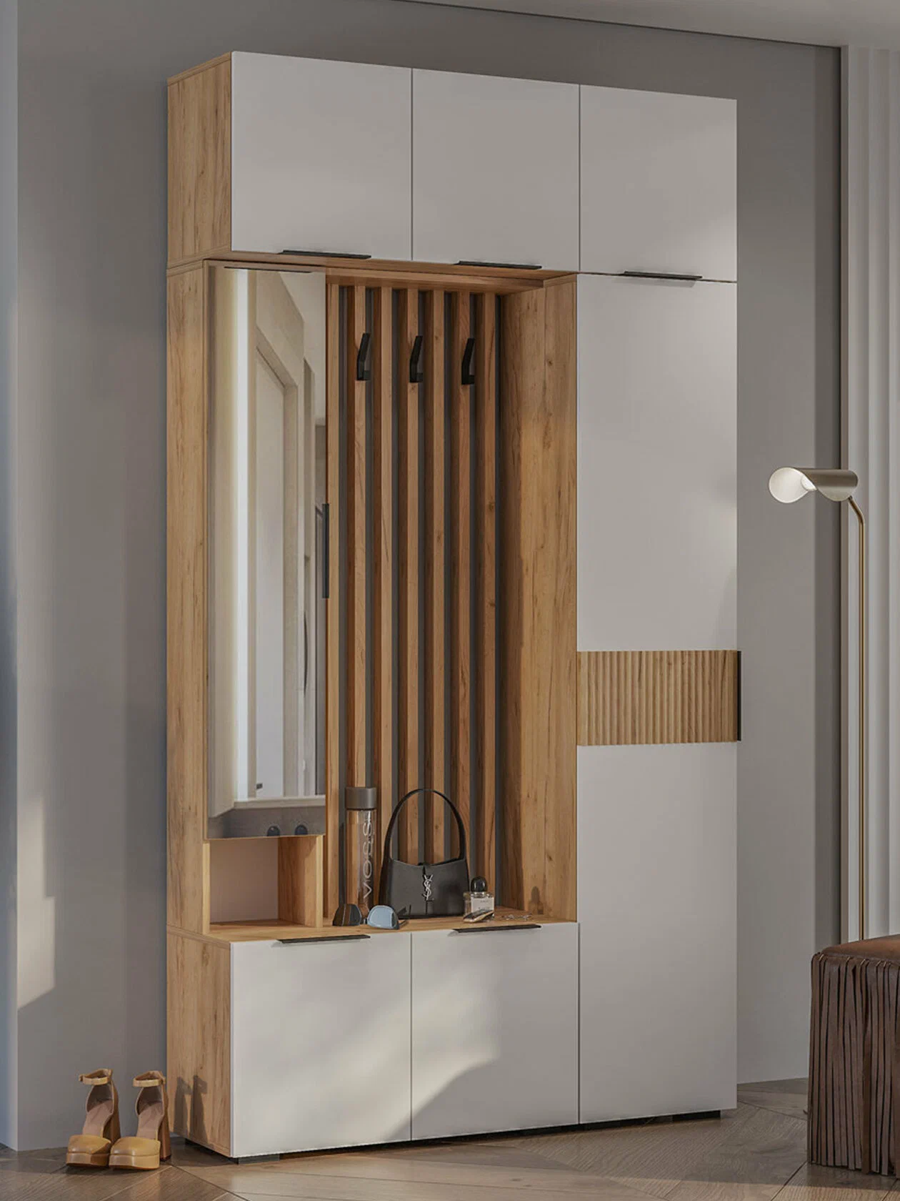 Прихожая Сандра белая