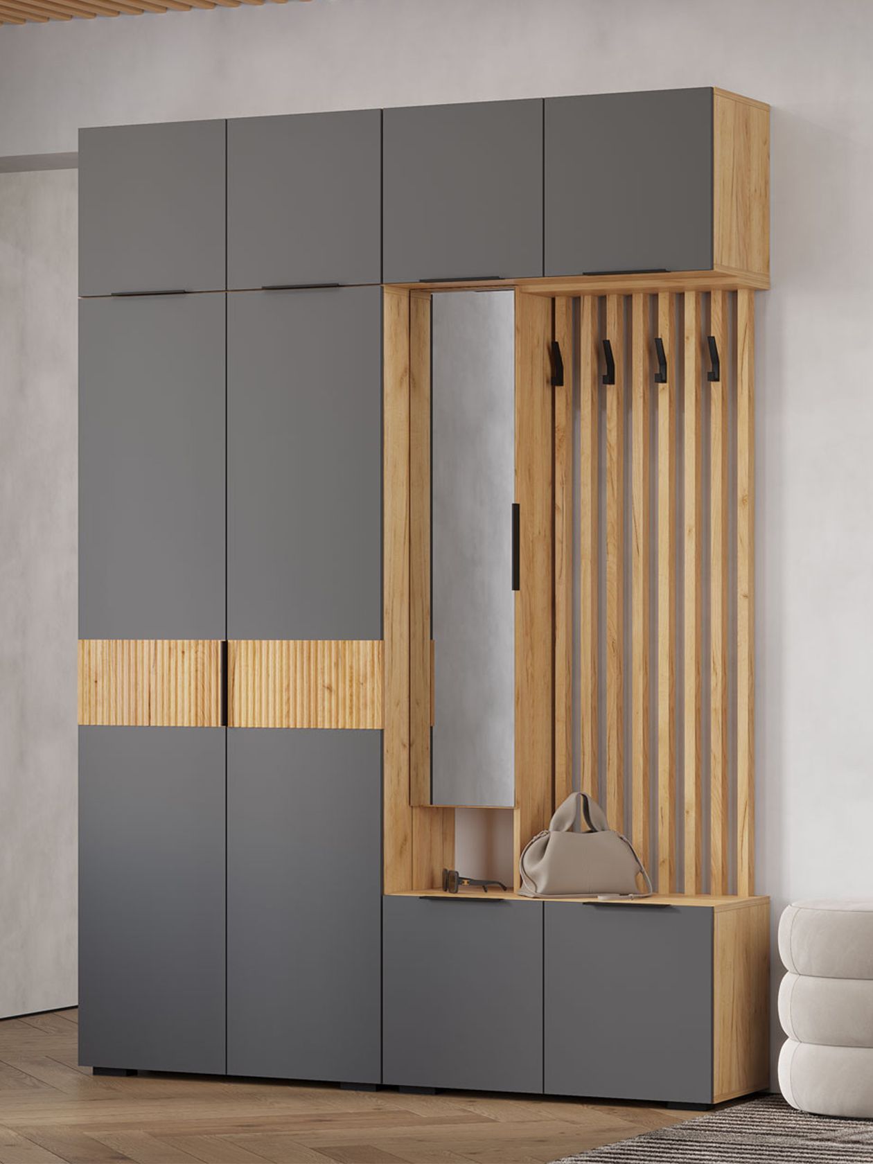 Прихожая Сандра графит