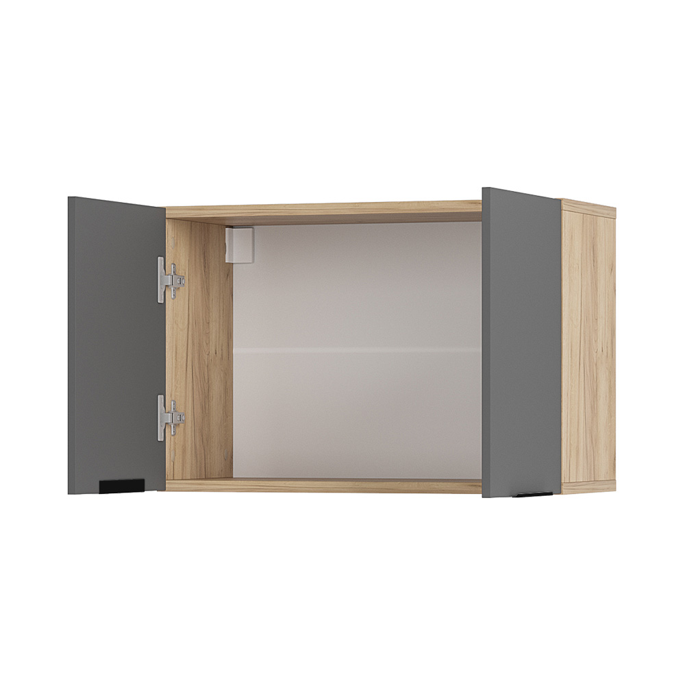 Шкаф навесной Сандра ШКН-02 крафт/графит