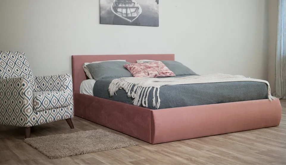 Кровать Верона (Тип A, Bingo (mauve))