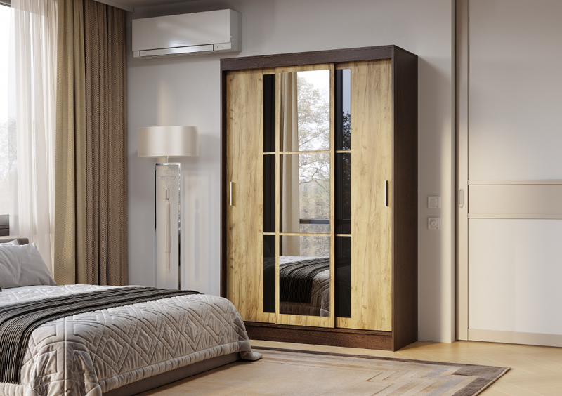 Шкаф-купе Денвер ШКК-03 венге/крафт