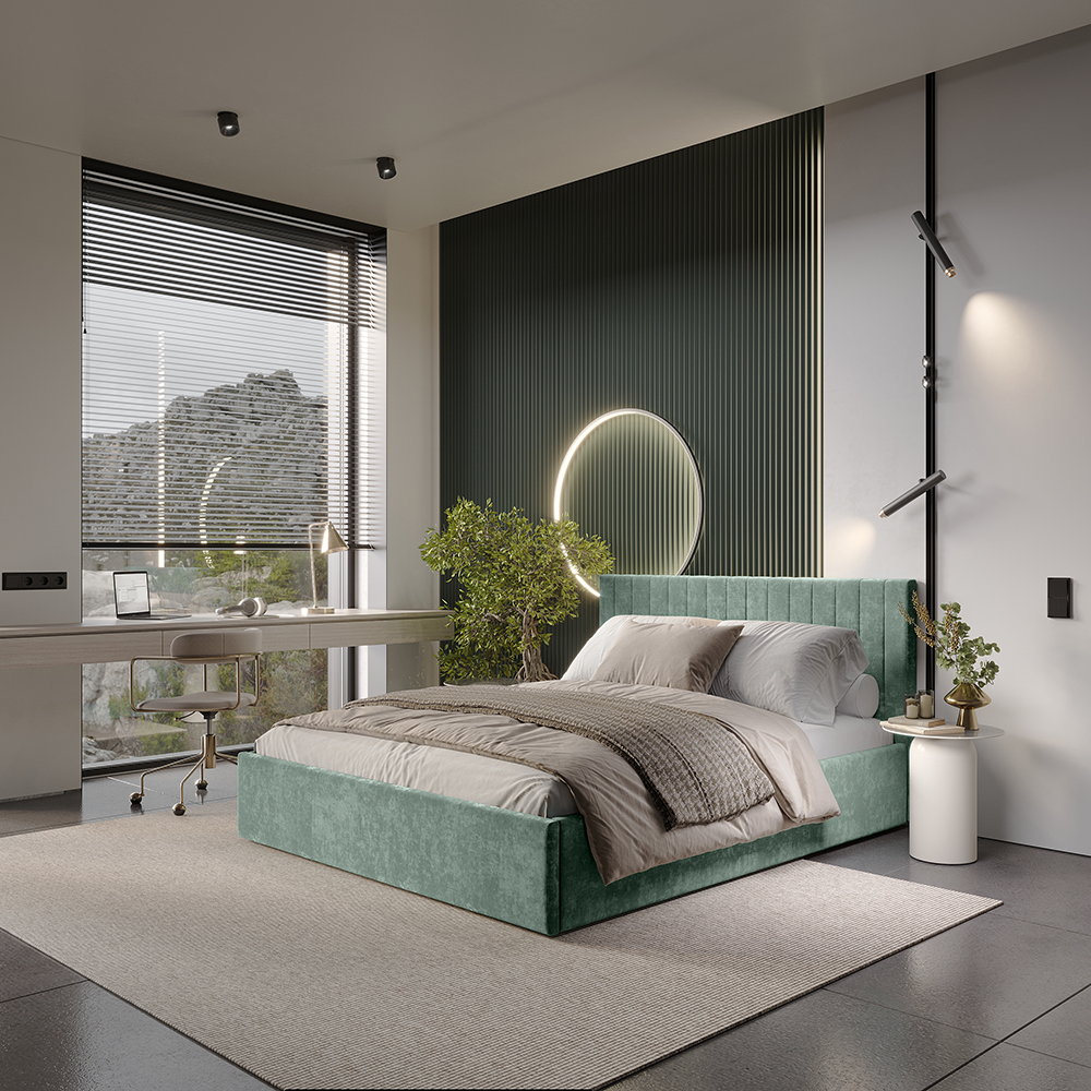 Кровать Хлоя 1,6 м эвкалипт