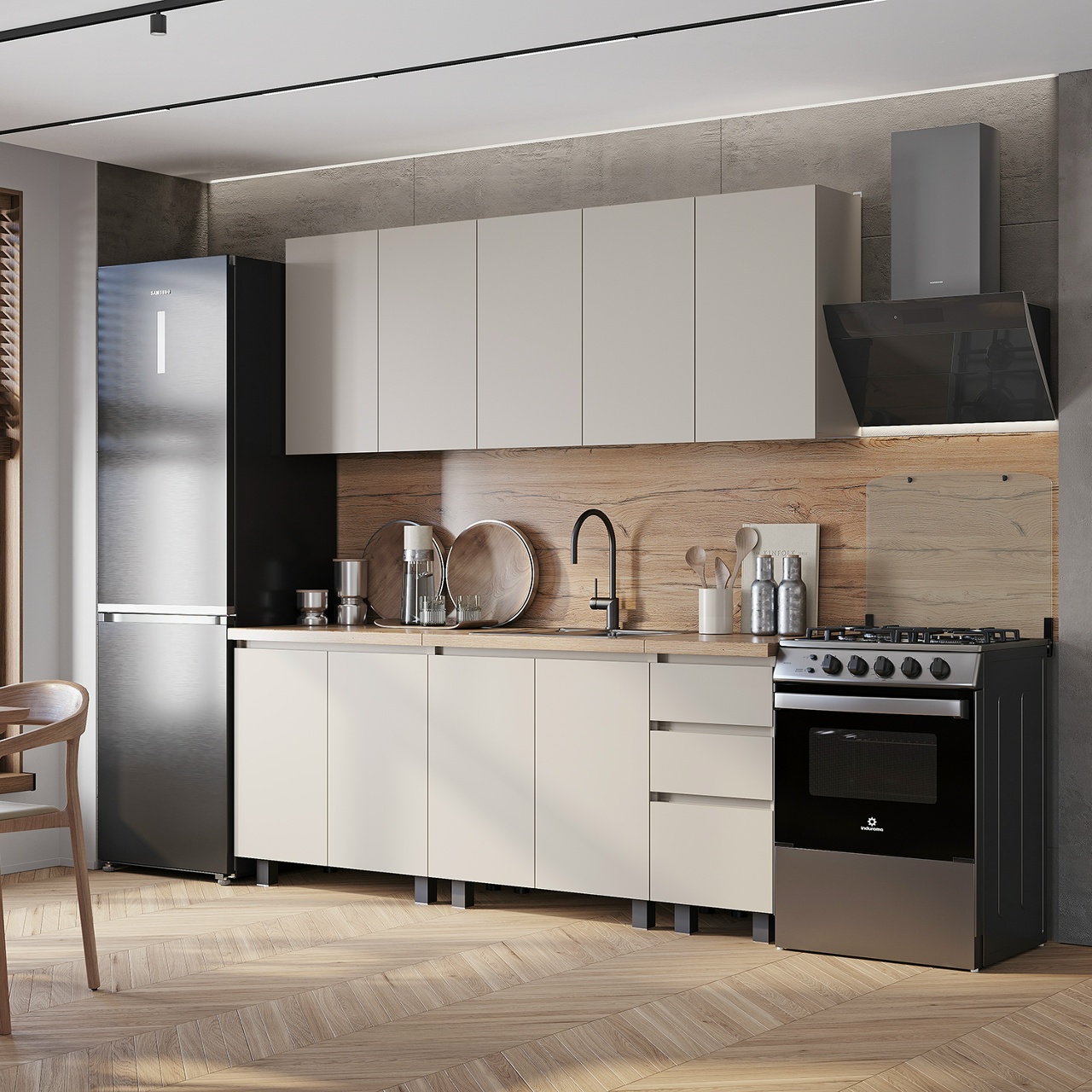 Кухня Честер 2 м кашемир