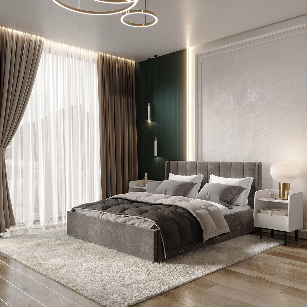 Кровать 1,4 м Версаль КР-13 маренго