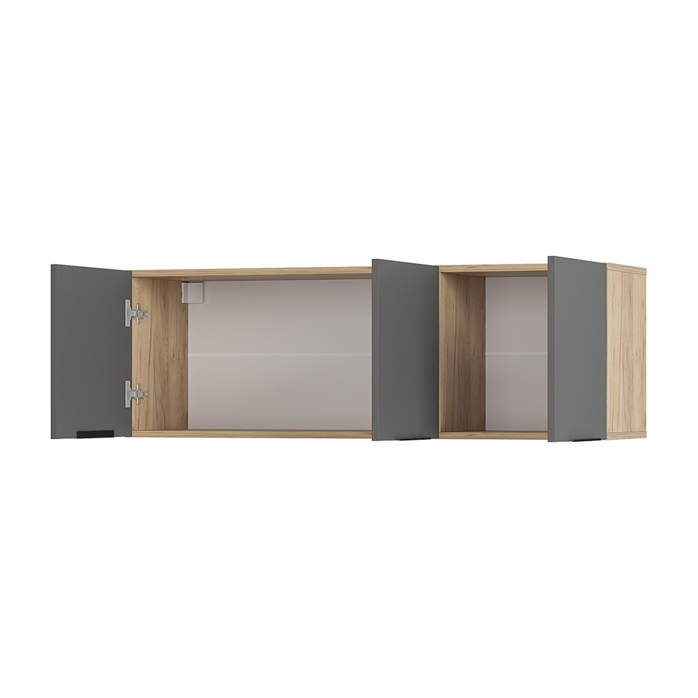 Сандра Шкаф навесной ШКН-03 крафт/графит