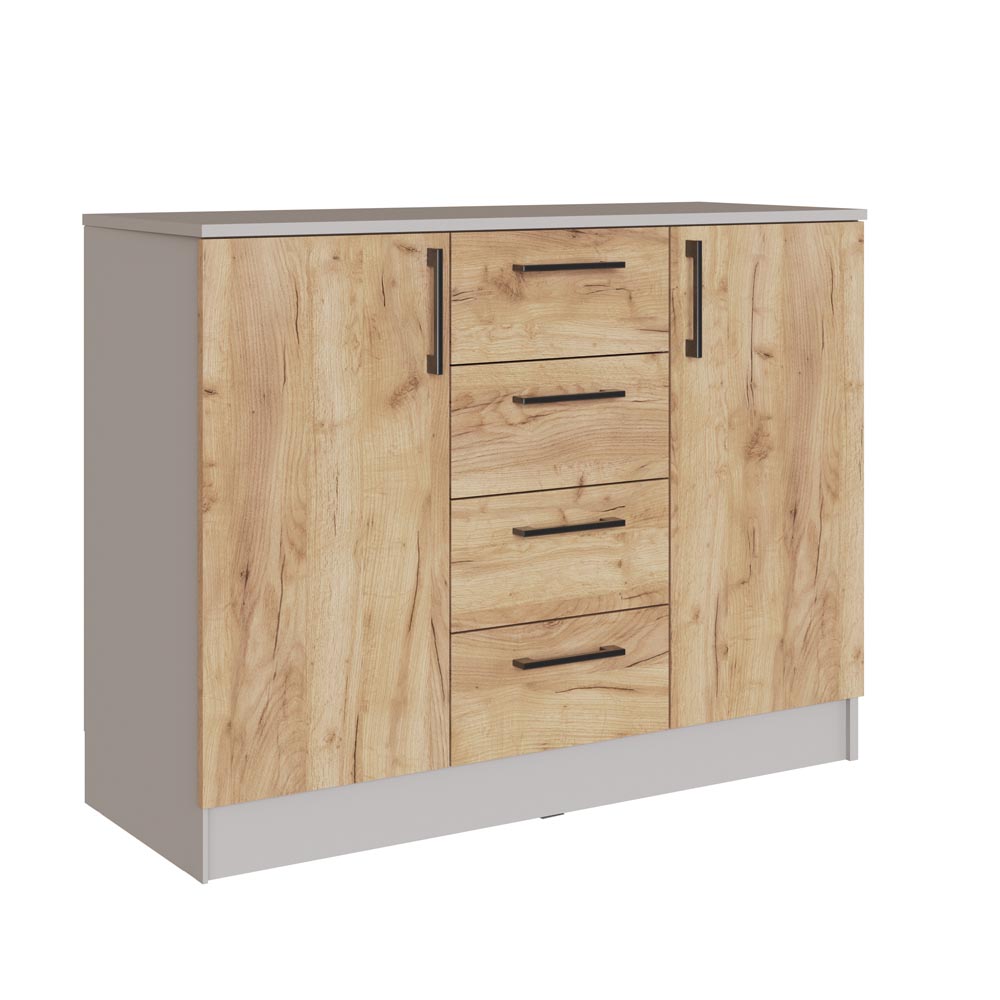 Вегас Комод кашемир/дуб крафт золотой