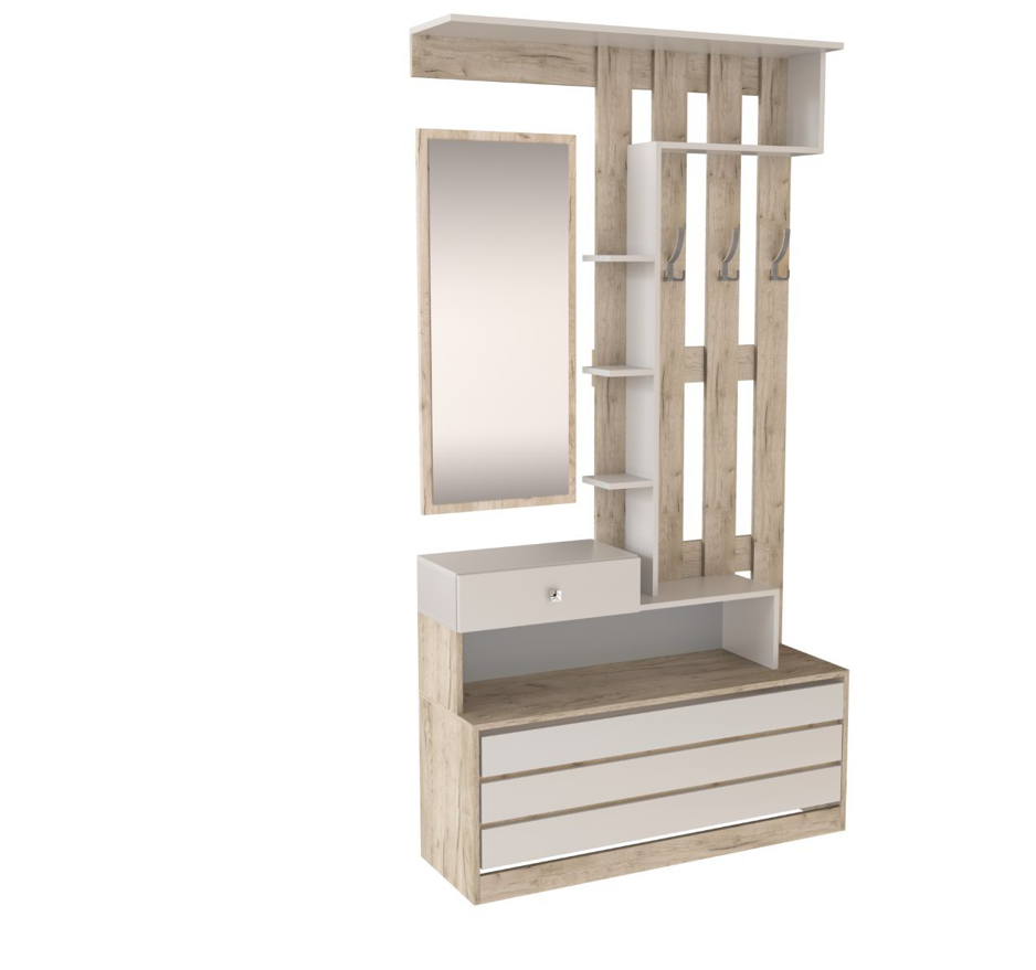 Ямайка центральная секция ЯПЦС-1 дуб крафт серый/