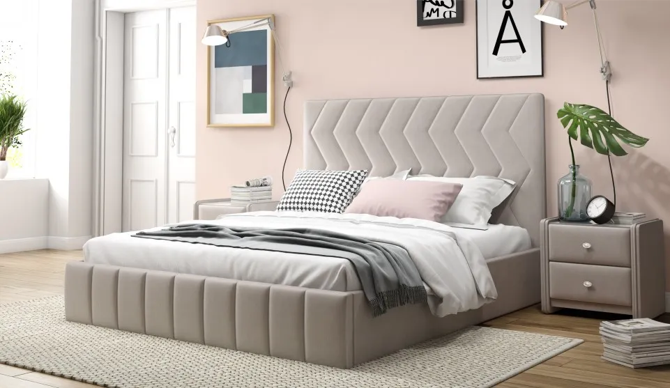 Кровать Грейс ПМ (Тип A, Bingo (pebble))