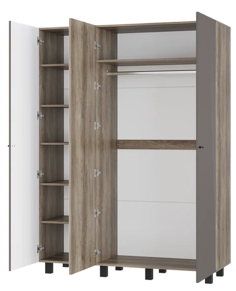 Олива Шкаф 3-х створчатый ШК-08 муссон софт