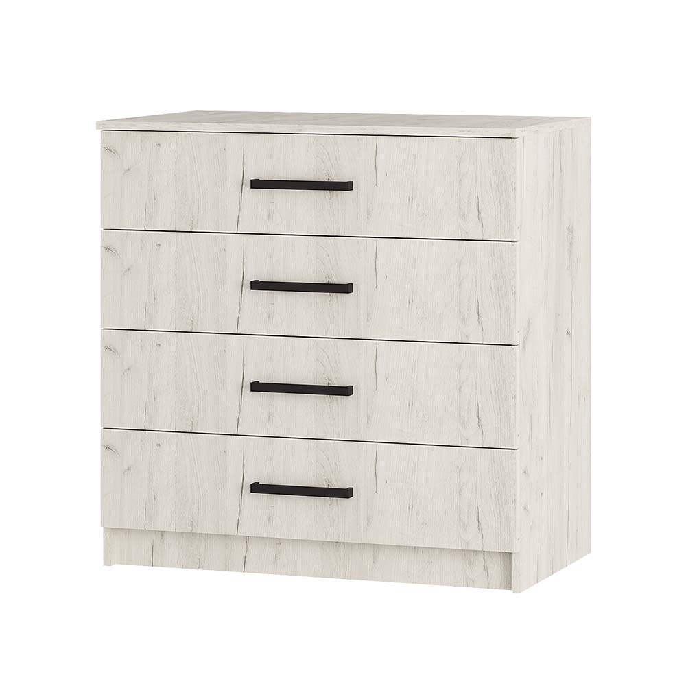 Комод 850 Фиеста дуб крафт белый