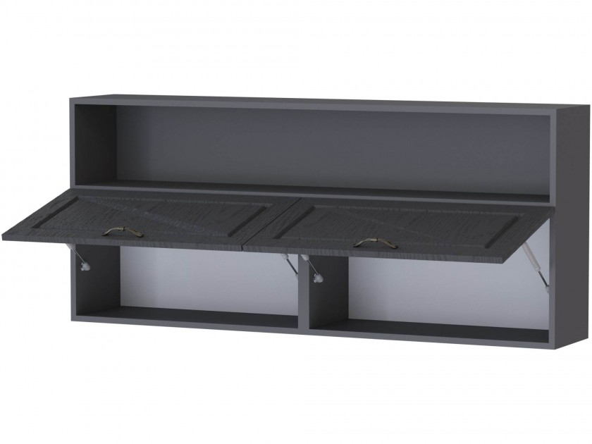 Апполия Шкаф навесной графит