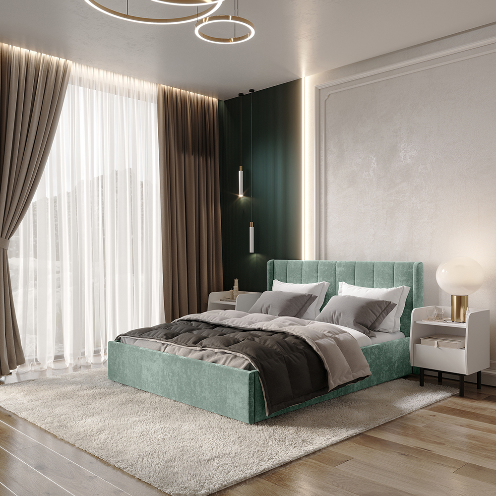 Кровать 1,4 м Версаль КР-13 эвкалипт