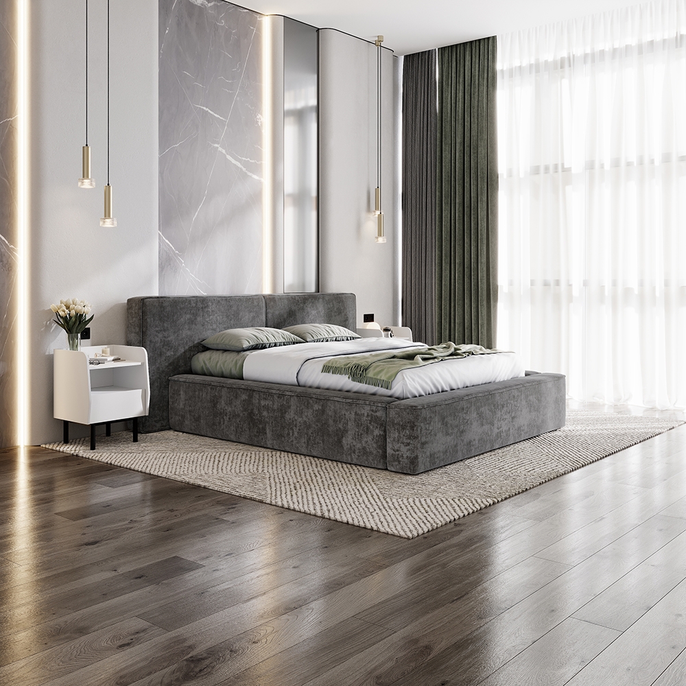 Кровать 1,6 м Релакс КР-20 грифельный