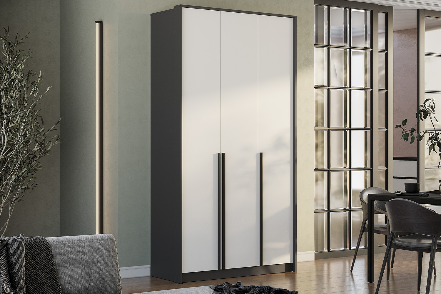 Шарм Шкаф 3-х створчатый ШК-10