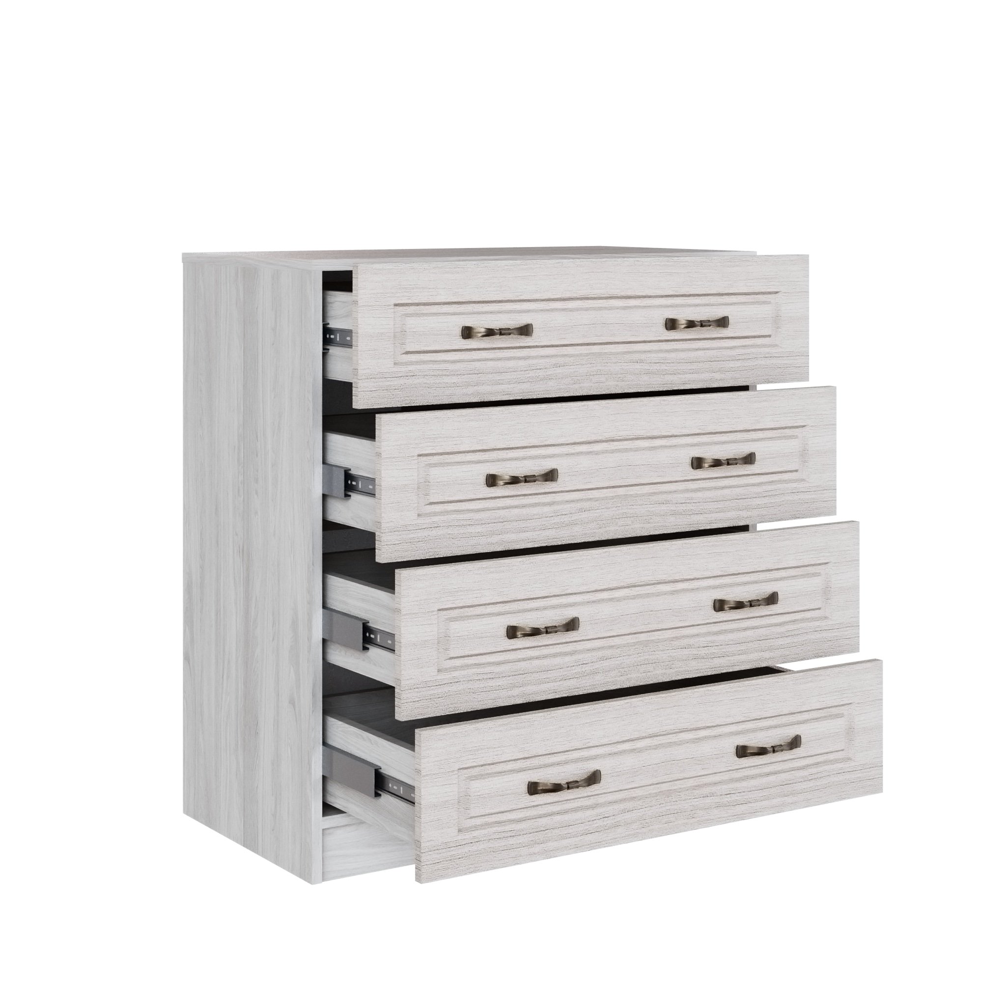 Комод Апполия 4 ящика ясень анкор светлый/сандал 