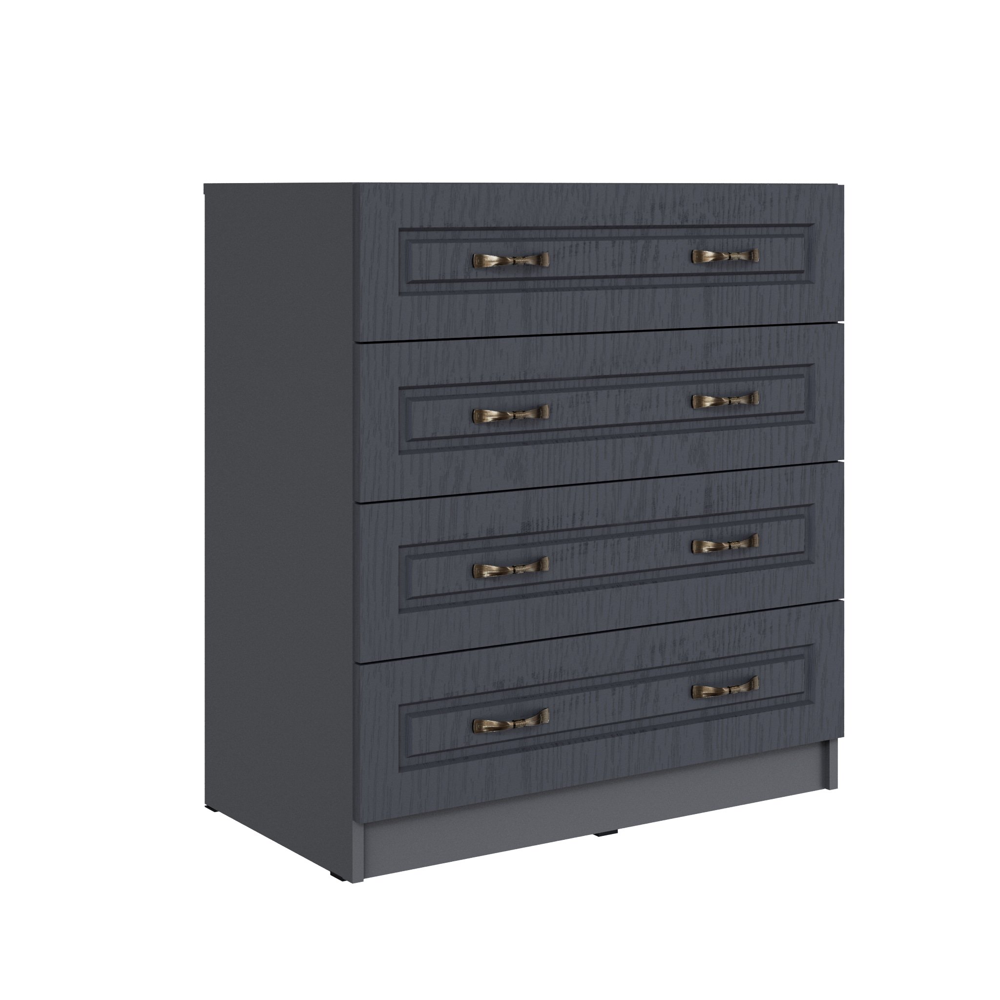 Комод Апполия 4 ящика Графит серый