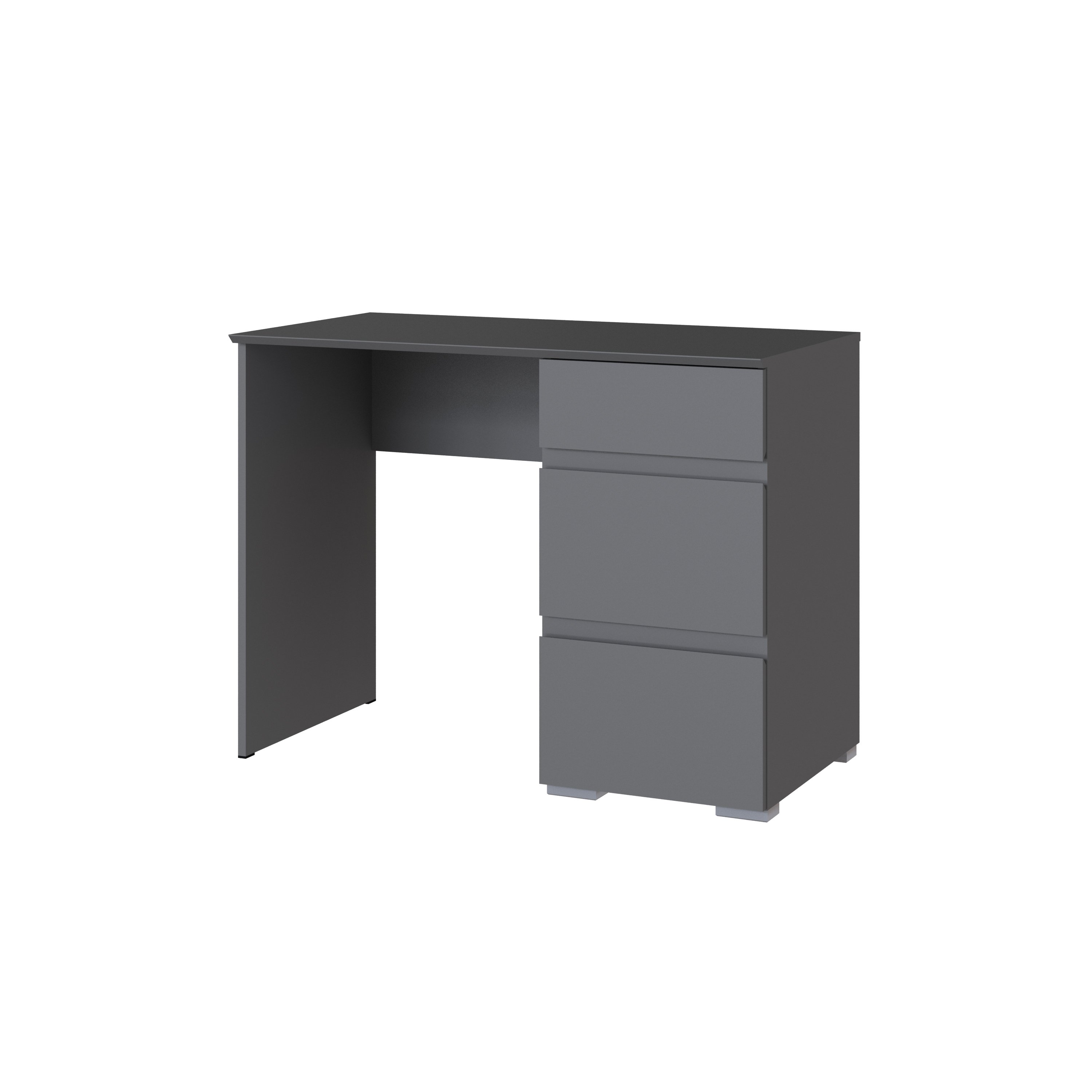 Плейона Стол косметический графит серый