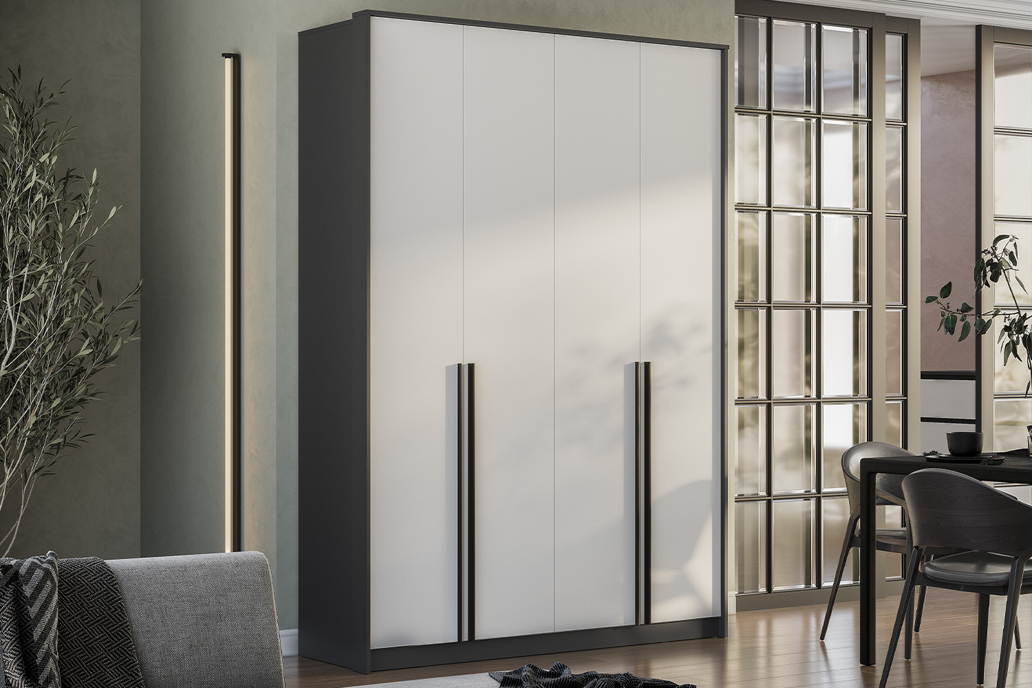 Шарм Шкаф 4-х створчатый ШК-15