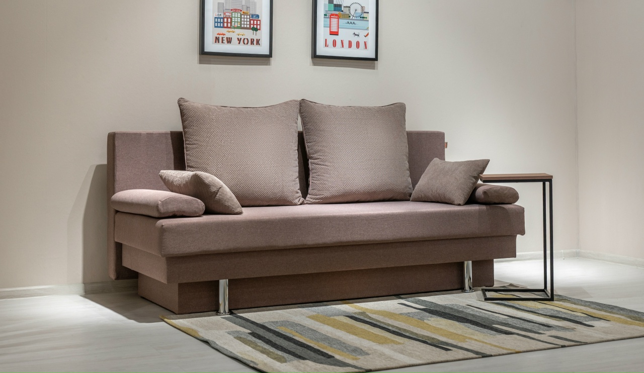 Вика диван прямой (Тип B, Savana (latte), Citus N