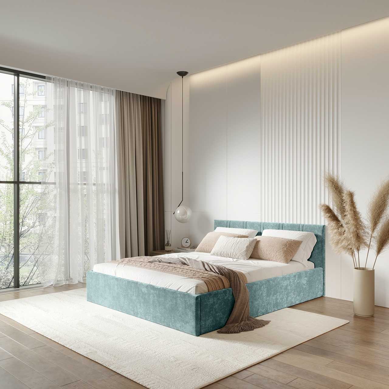 Кровать 1,6 м Ника КР-18 шарли бриз